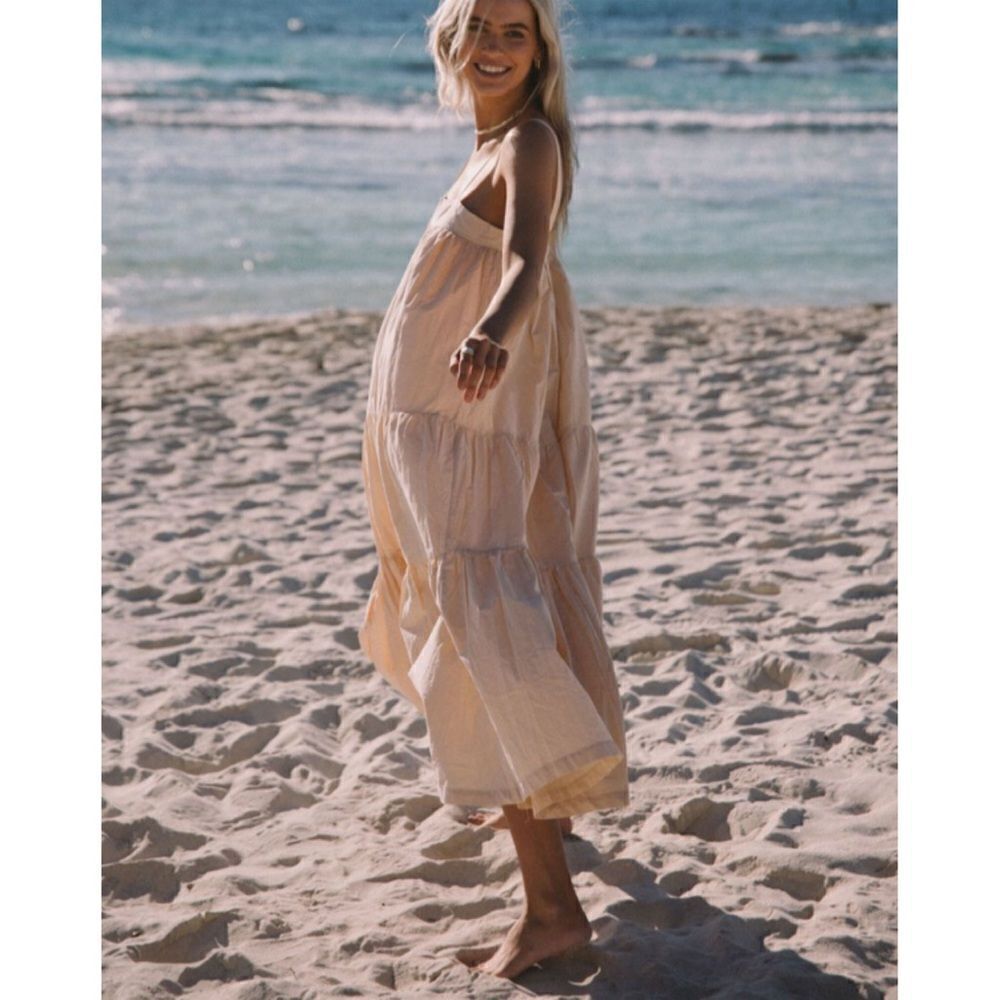 Arminta James Sunset Tiered Maxi Dress